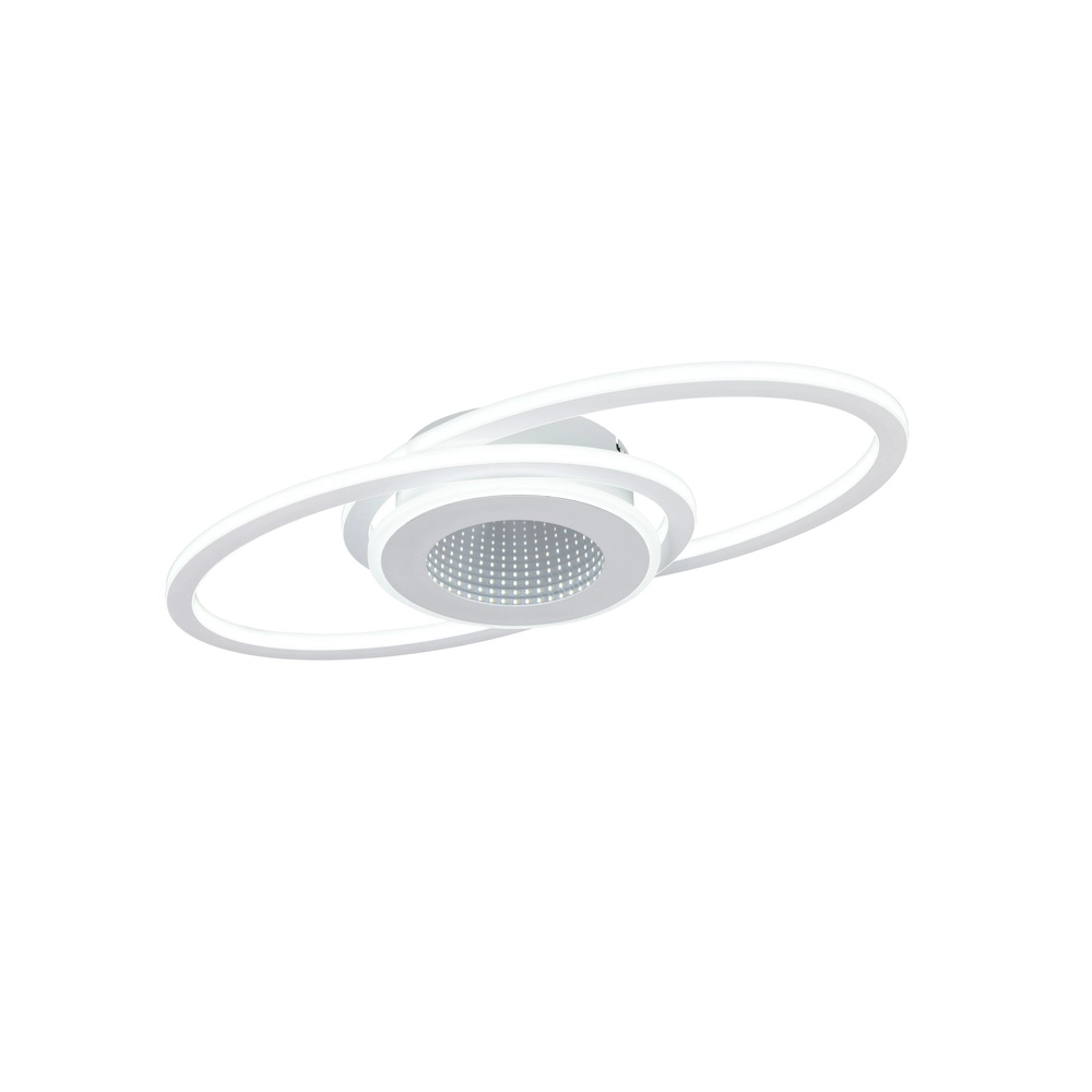 Lampe de plafond à design Deliva Blanc Trio 4017807707793