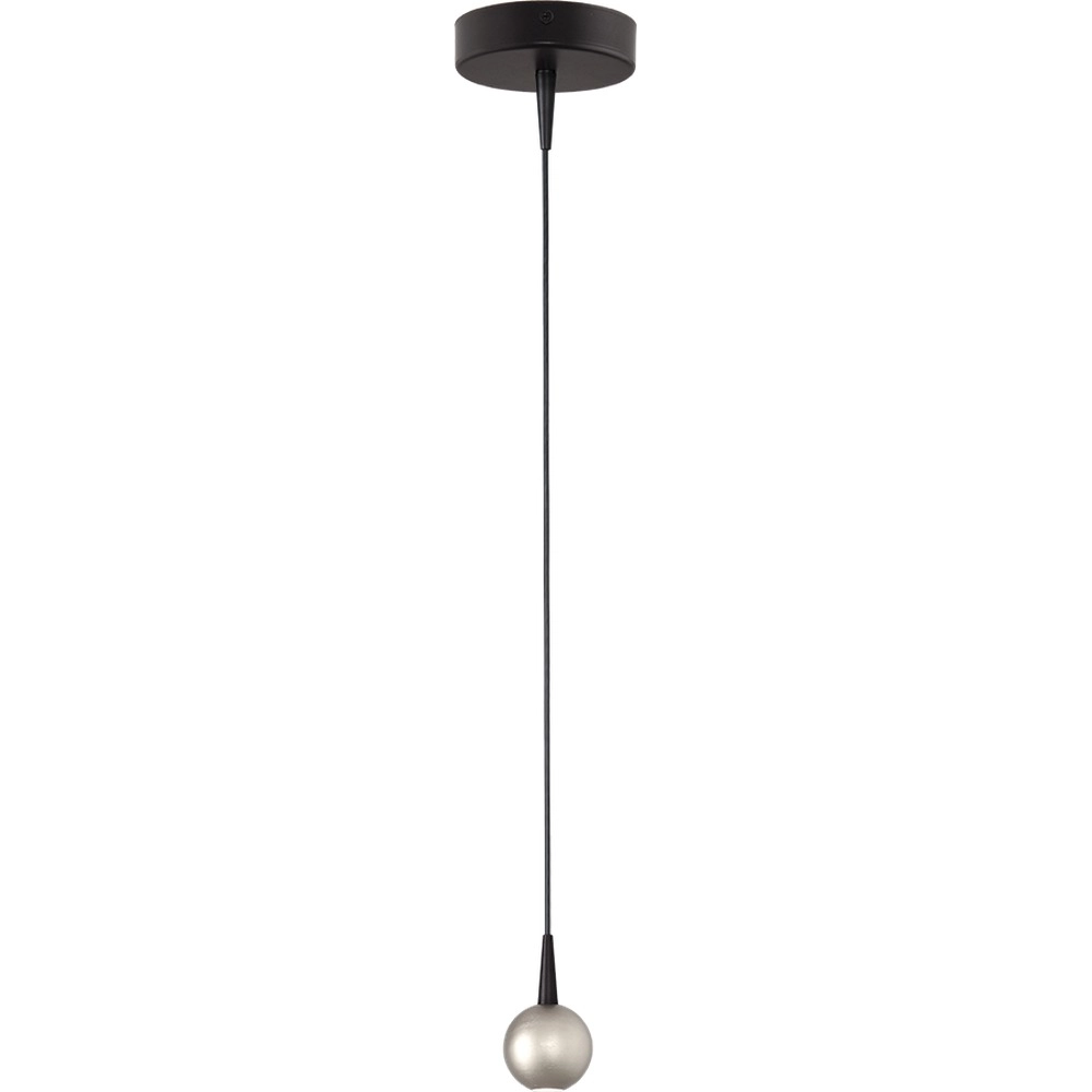 Lampe suspendue Talana noir avec nickel Ø 6cm