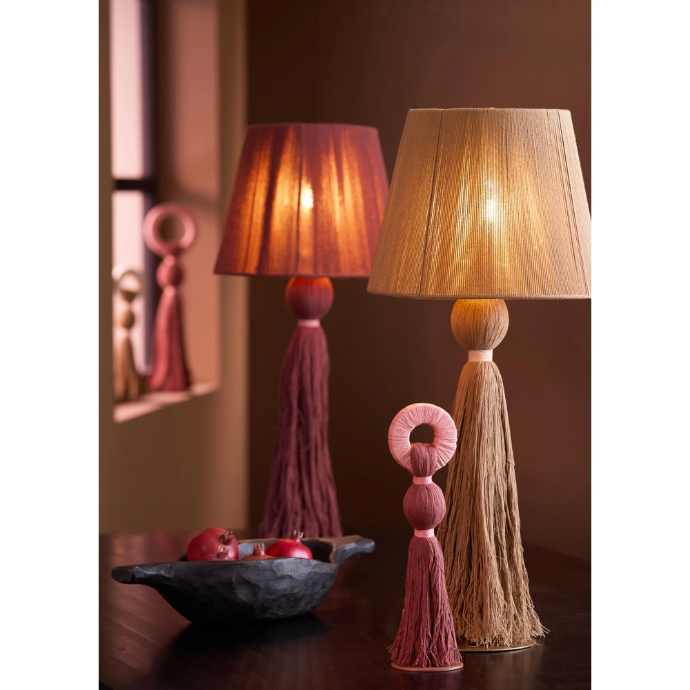 Lampe de table Espino Ø 31cm - lin naturel Light & Living 8717807808785