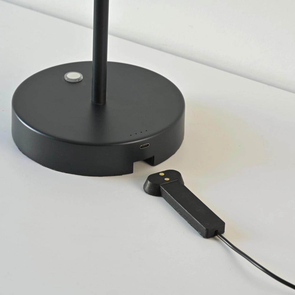 Lampe de table LED Pure Falling Rings Black Pearl Paul Neuhaus 4012248396612