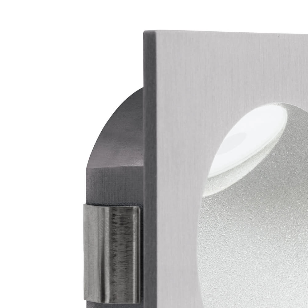 Lampe à encastrer Zarate 8 cm gris Eglo 9002759969028