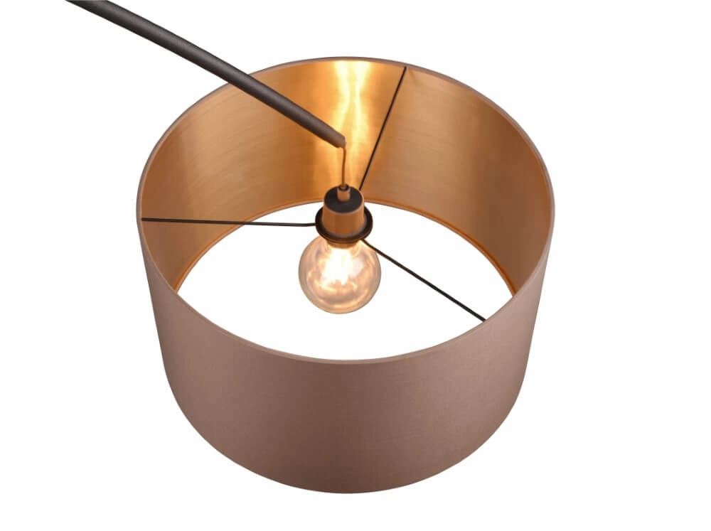 Lampe à arc Mansur noir Trio 4017807574524