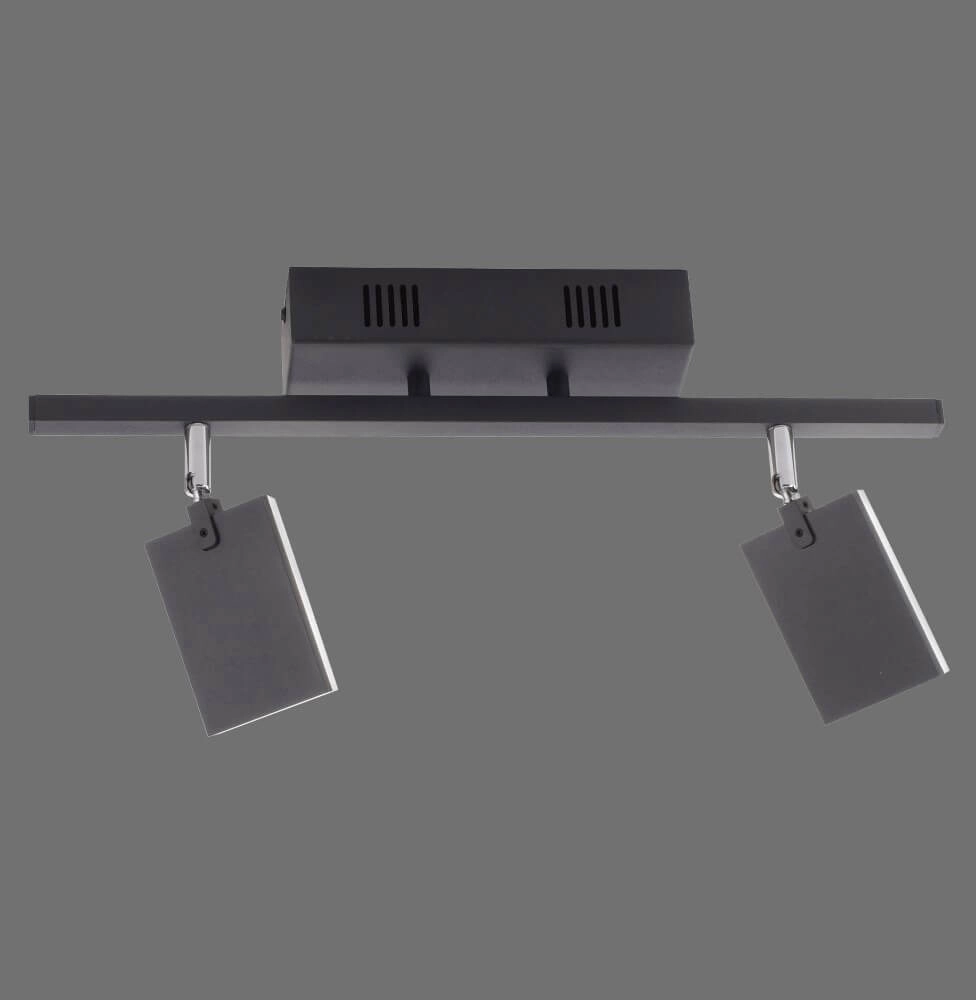 Plafonnier Pure Mira 2 lumières noir Paul Neuhaus 4012248359433