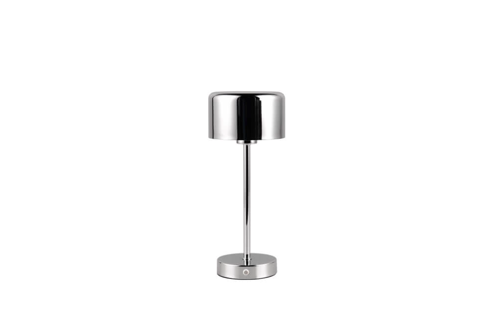 Lampe de table rechargeable Jeff chrome Trio 4017807598988