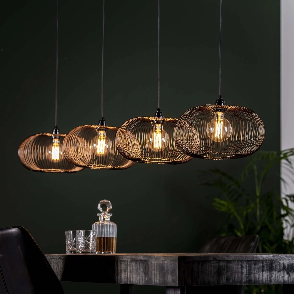 Lampe suspendue à 4 lumières Copper Ø 35 cm