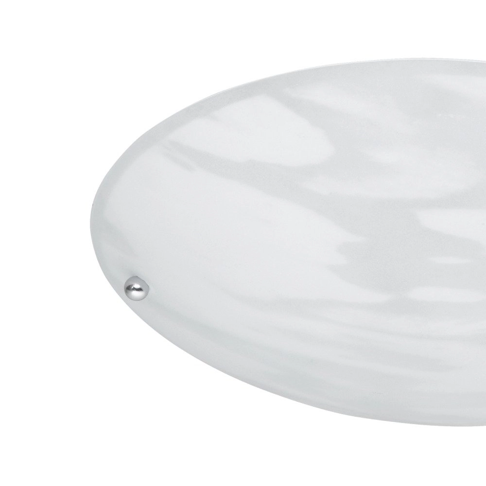 Plafonnier Lana 25cm flammé blanc Trio 4017807138245