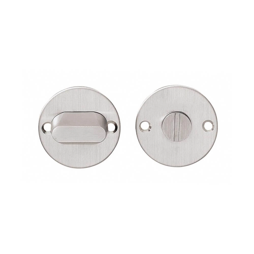 Fermeture des toilettes Tira plat en acier inoxydable Ø 5cm sans fenêtre