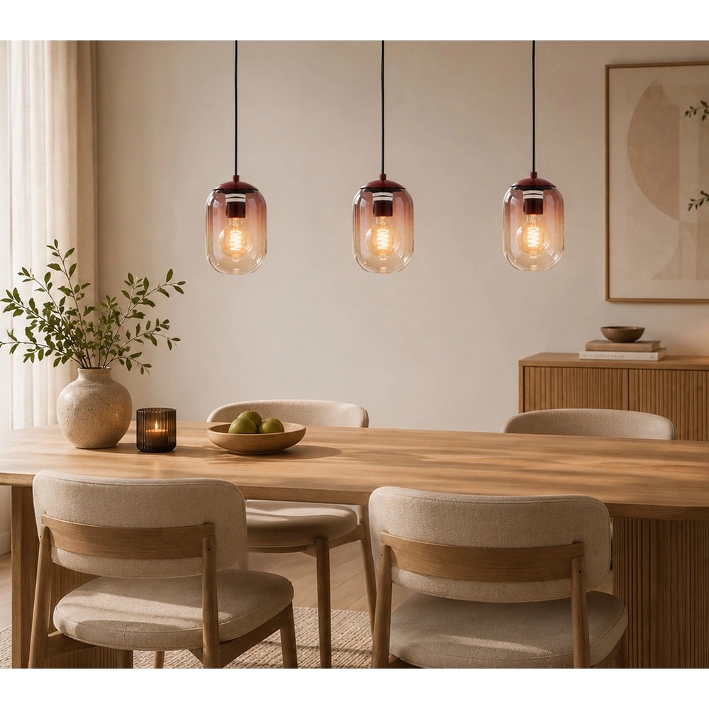 Lampe pendante de conception Lequile 3-lumière Eglo 9008606405749