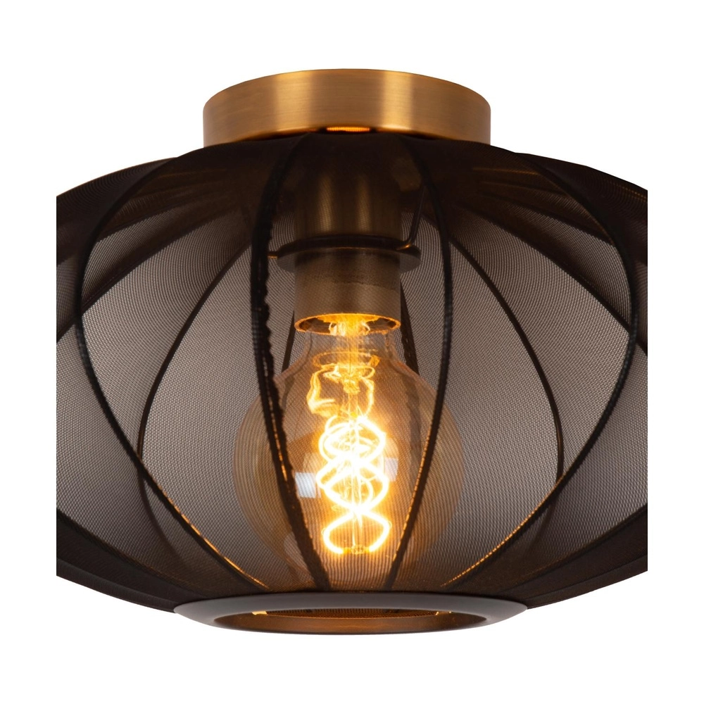 Lampe de plafond Corina noir Ø 40cm Lucide 5411212031983