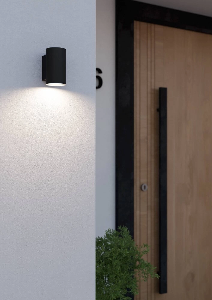 Spot mural en saillie Izzalini noir Eglo 9008606298204