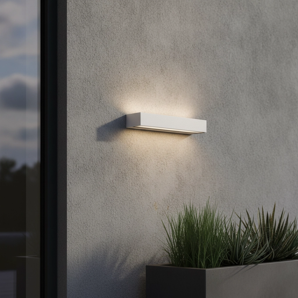 Lampe murale élégante Lane blanc 36cm - 28W