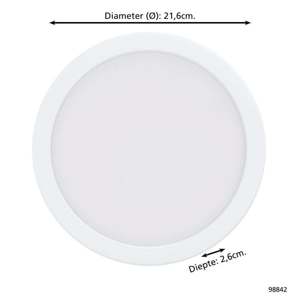 Spot lumineux Zigbee Fueva-Z blanc - Ø 21,6 cm Eglo 9002759988425