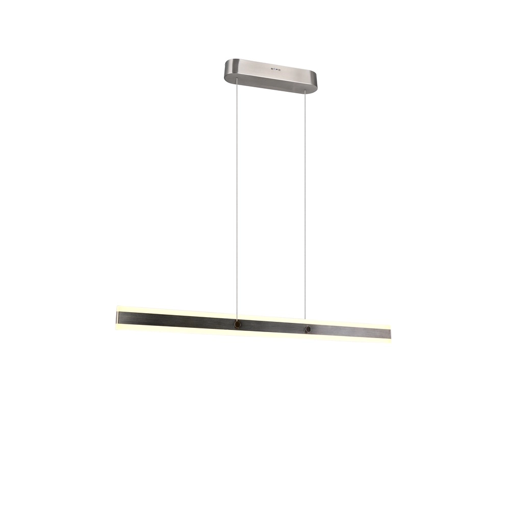 Suspension moderne Arcola 115cm nickel