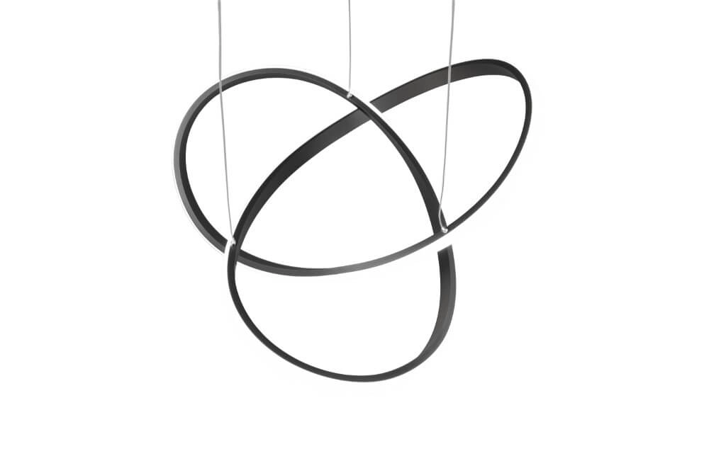 Suspension LED Course noir Trio 4017807521542