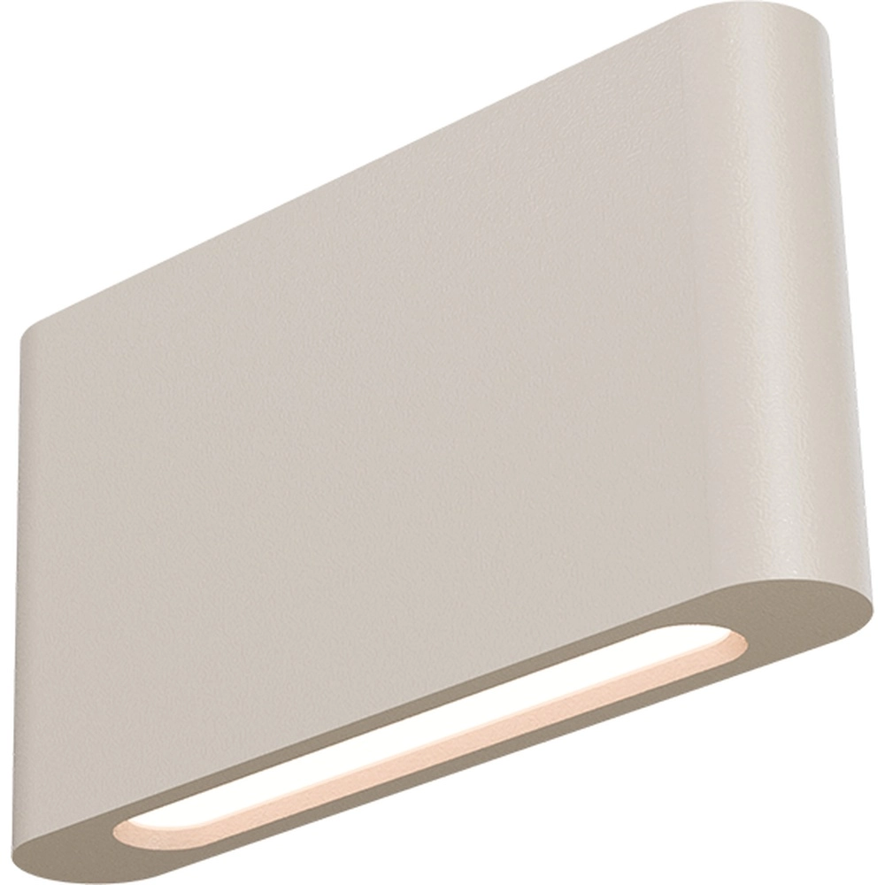 Spot mural moderne Atina 20cm de crème