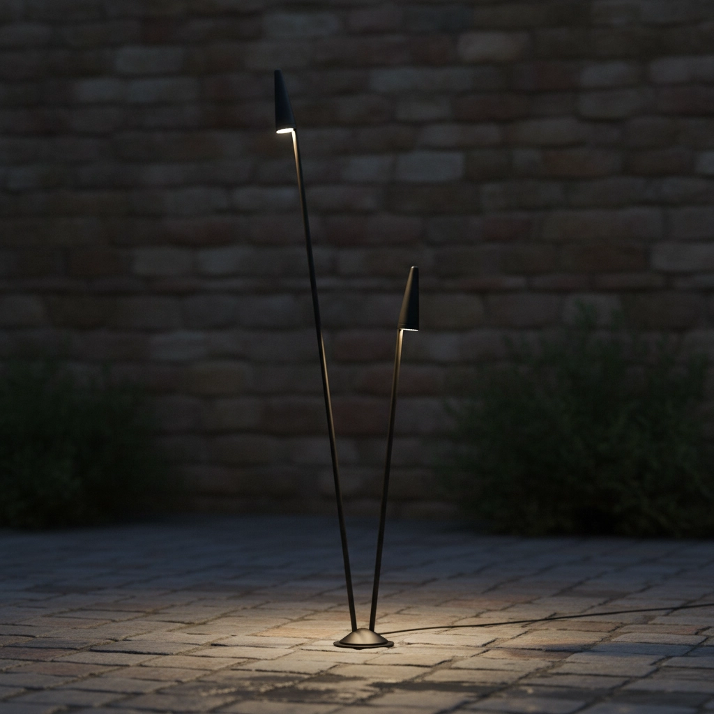 Lampe de jardin Mabel double