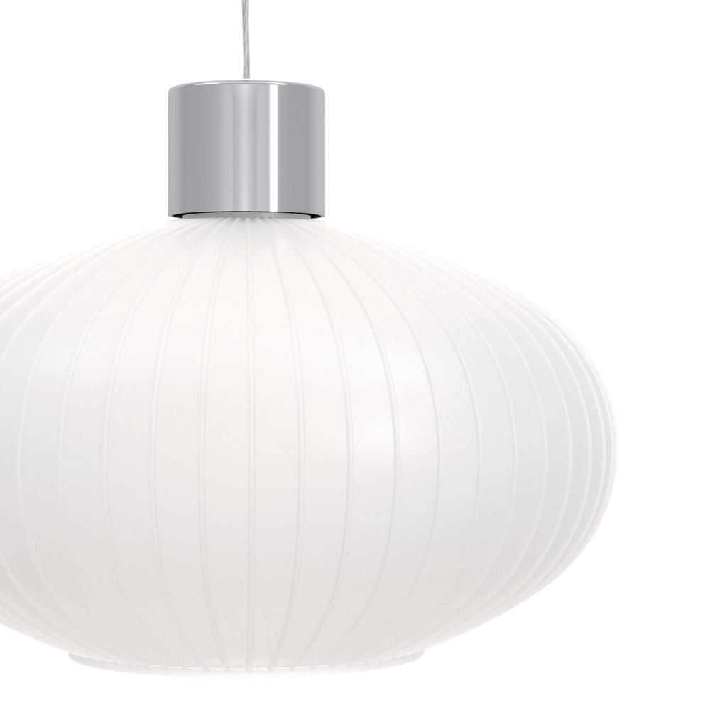 Lampe pendante de conception Dasmina Chrome avec 3 lumières blanches Eglo 9008606406371