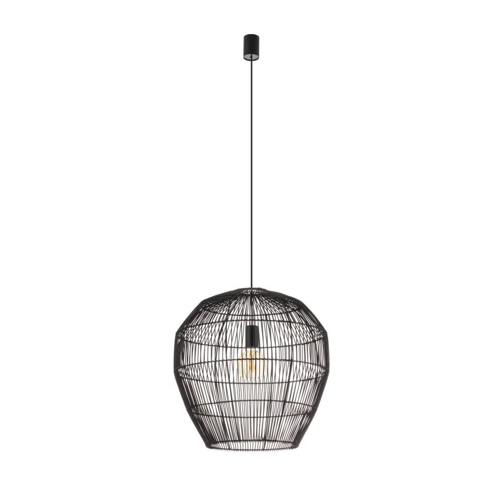 Suspension en rotin Haiti M Ø 50cm noir