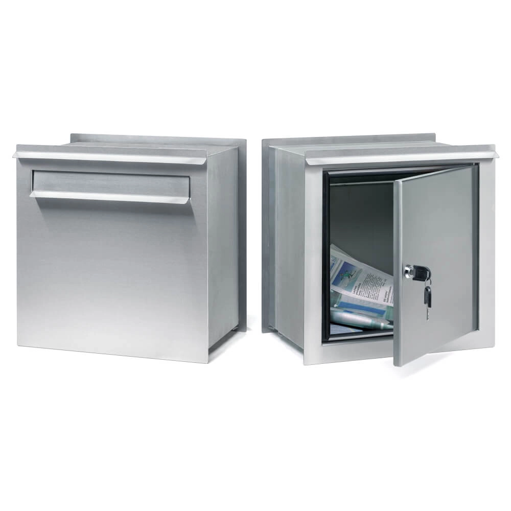 Boîte aux lettres intégrée X400 Acier inoxydable