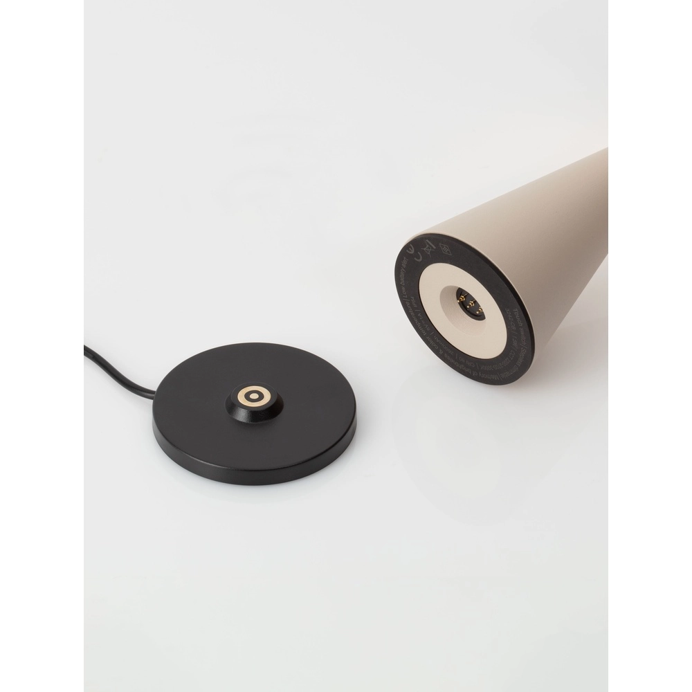 Lampe de table design Grigio brun sable Lyora 5212017479075