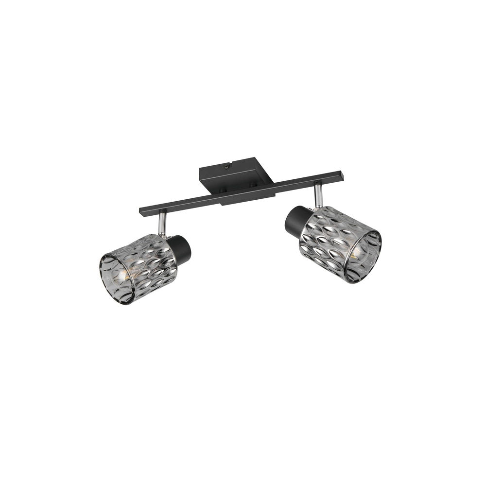 Plafonnier Jack  noir 2 lumières Trio 4017807643862