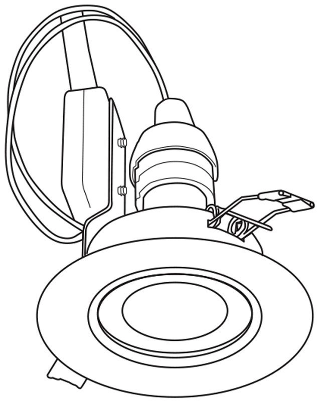 Spot LED Peneto Round 7,8 cm lot de 3 blanc Eglo 9002759942359