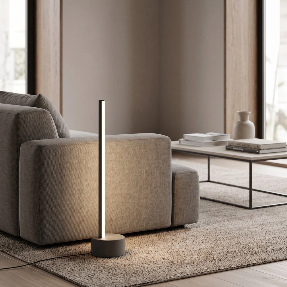 Lampe de table intelligente Flatron-Z Noir Eglo 9008606390595