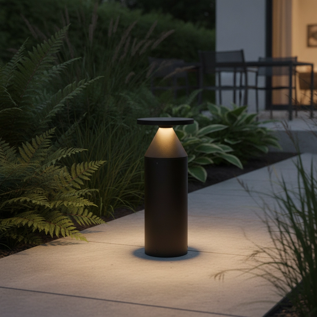 Lampe design noire Neve 30cm