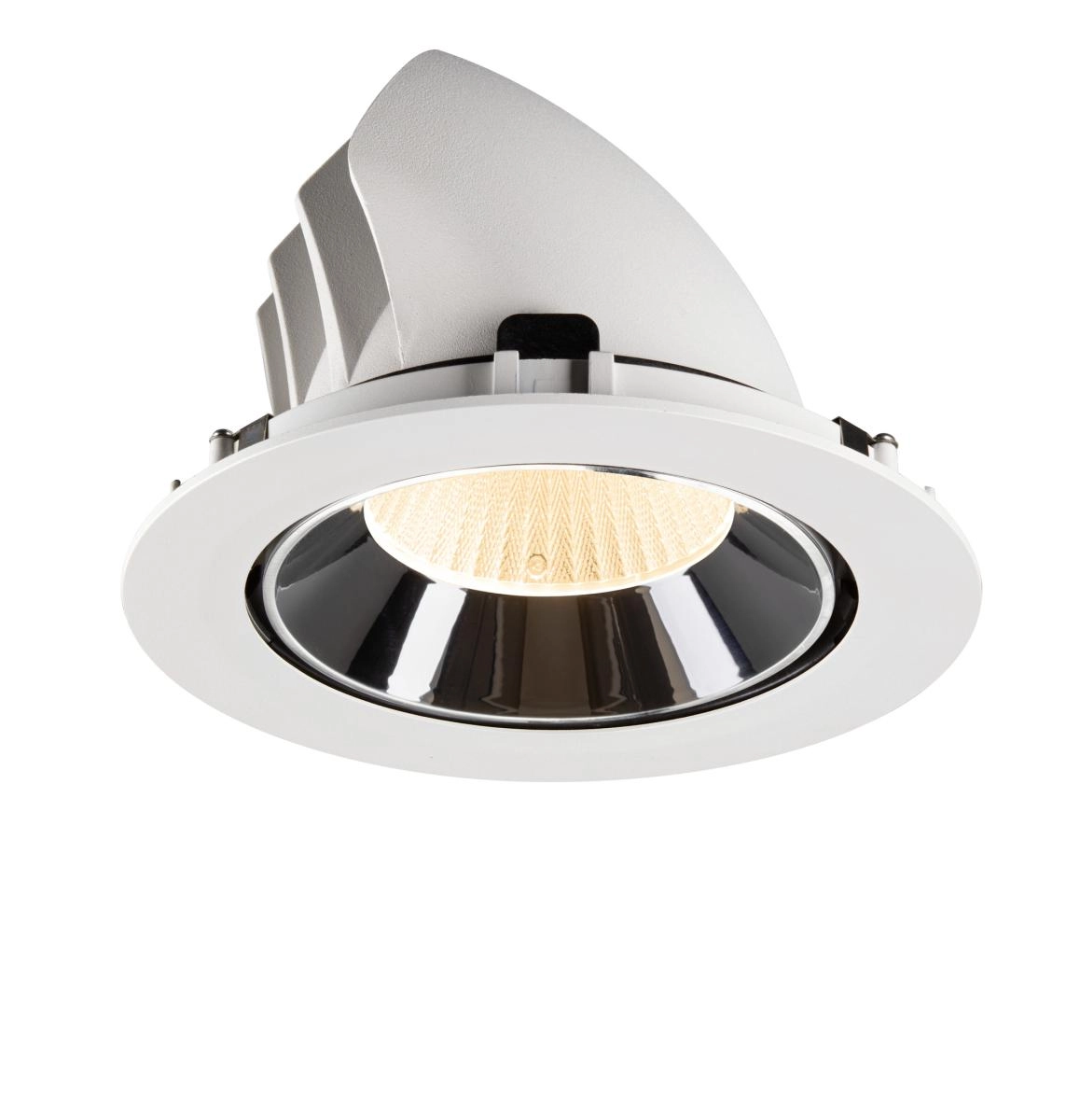 Spot encastré Numinos Gimble XL blanc/chrome 2700K - 40 deg SLV 4024163308762