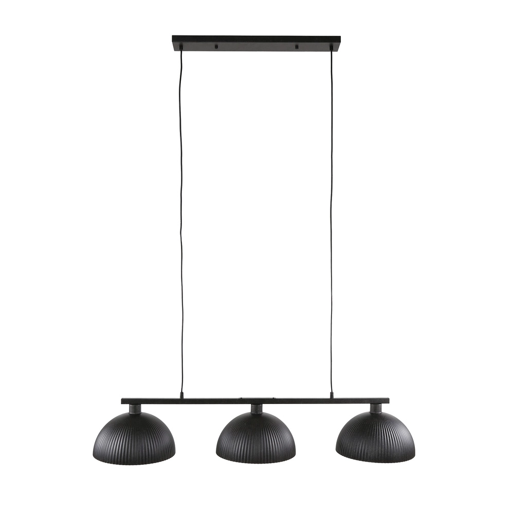 Lampe pendante industrielle Ripple 3L - Ø 30cm Lyora 8716803512344