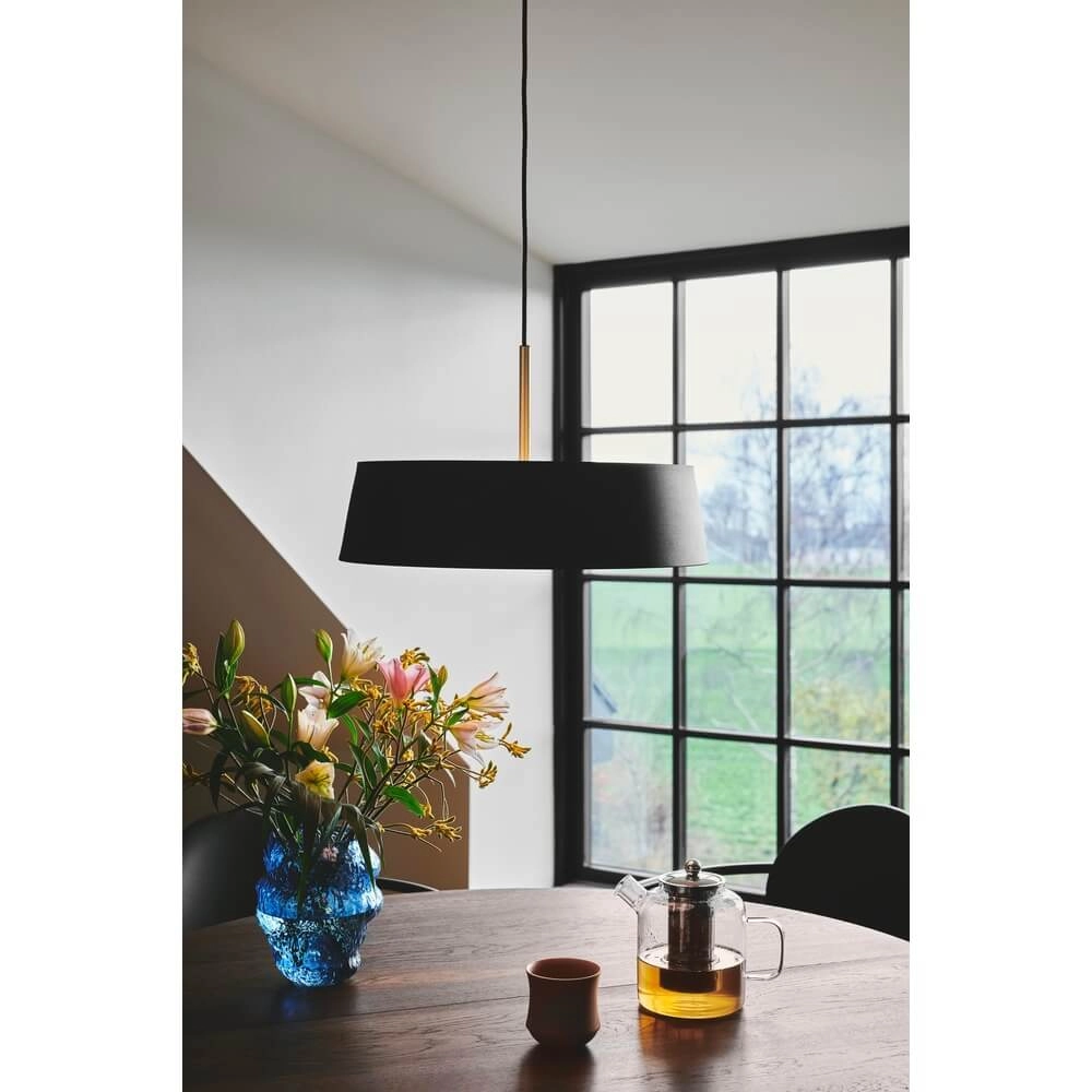 Suspension élégante Clasi noir Ø 45cm Nordlux 5704924015939