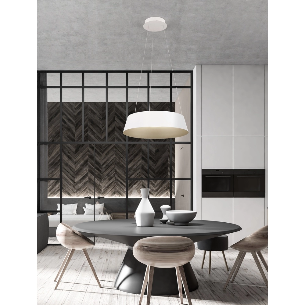 Suspension Alba blanc Ø 42cm Lyora 5212017439000