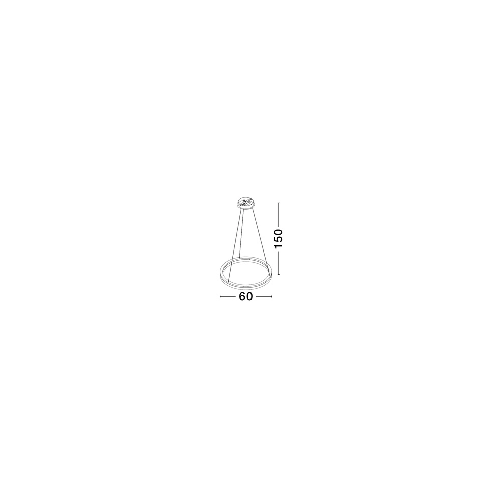 Suspension noire Lonela cheville Lyora 5212017467058