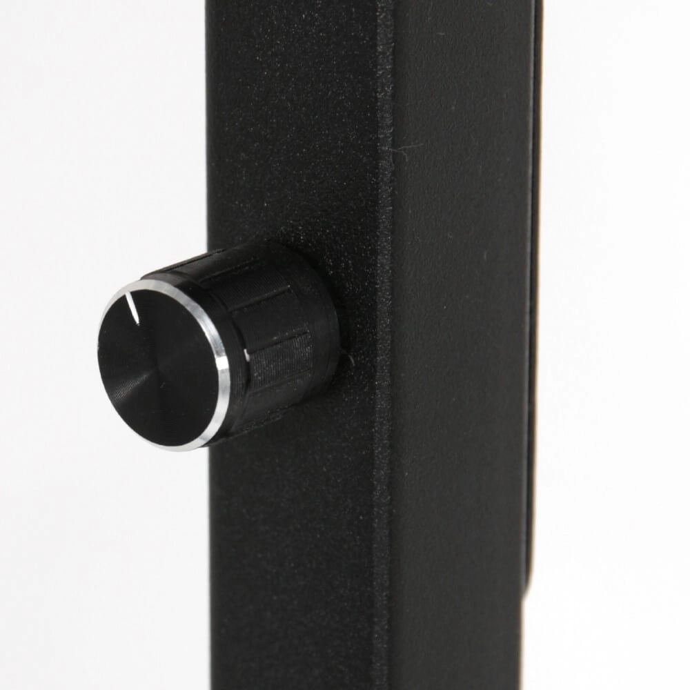 Lampadaire noir Stang avec verre fumé Steinhauer 8712746167696