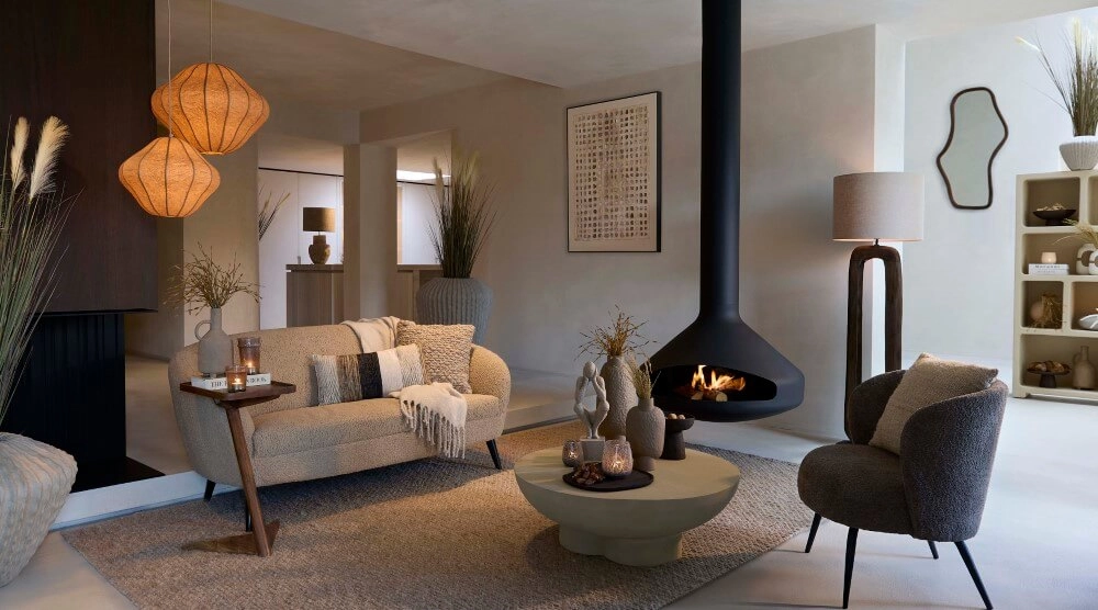 Suspension marron Sukau Ø 50cm Light & Living 8717807743031