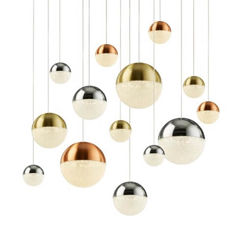 Grande suspension Planets 70cm - 14 lumières Searchlight 5053423159881