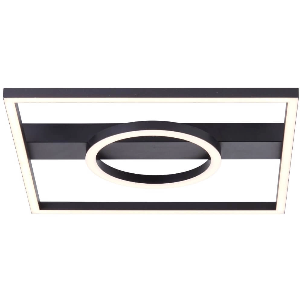 Plafonnier Maureen 40x40cm noir Plafonnier Maureen 40x40cm noir
