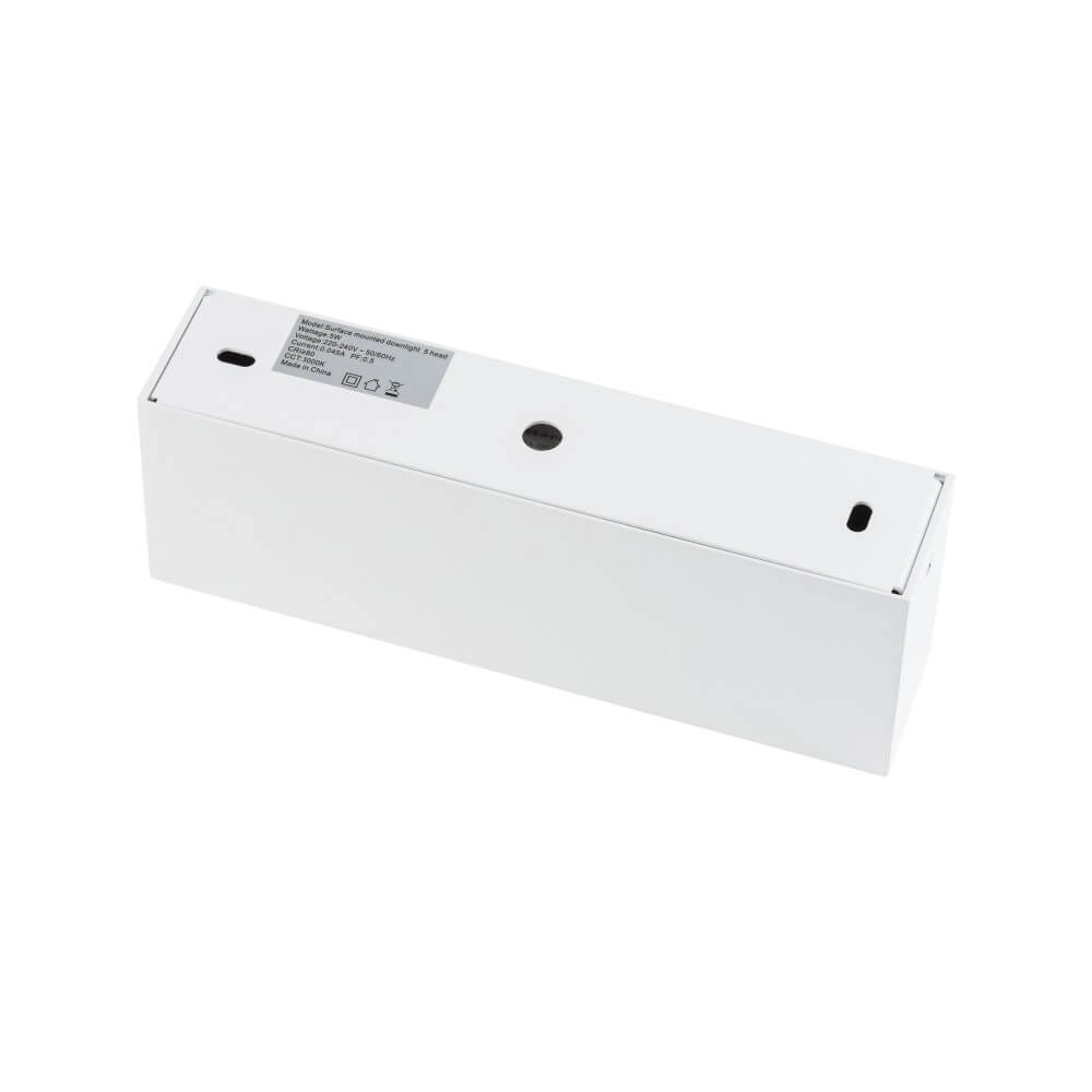 Spot en saillie blanc Midi Led 5x1 LED - 3000K Lyora 5903139100489