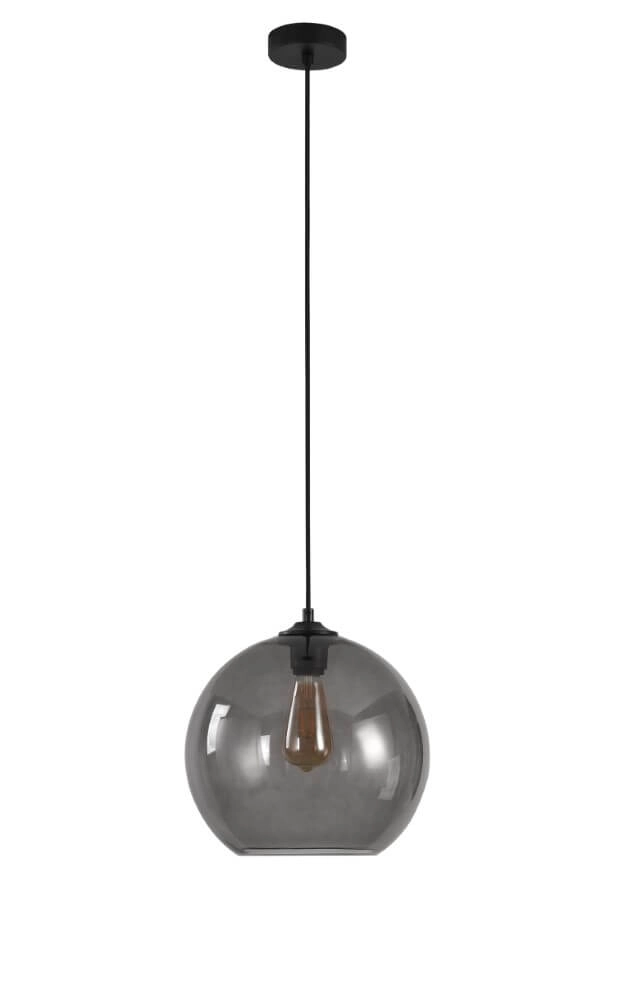 Lampe suspendue Marino verre gris Ø30 cm Artdelight 8719831737826
