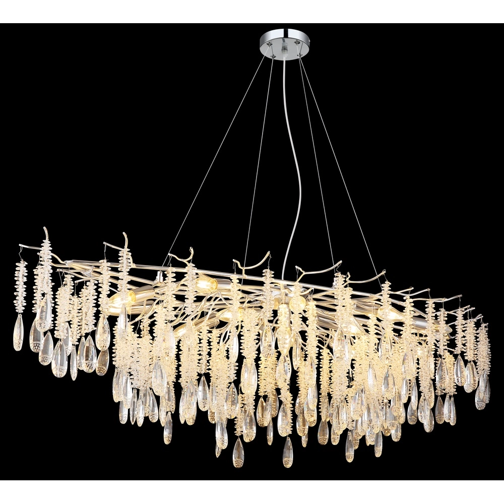 Lampe suspendue Kinga Gris argenté 150 cm Globo 9007371575992
