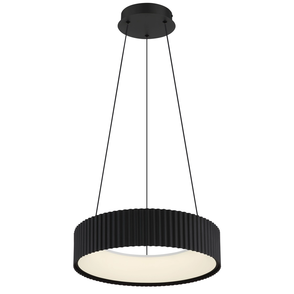 Lampe pendante de conception Kemp noir Ø 46cm Globo 9007371569274