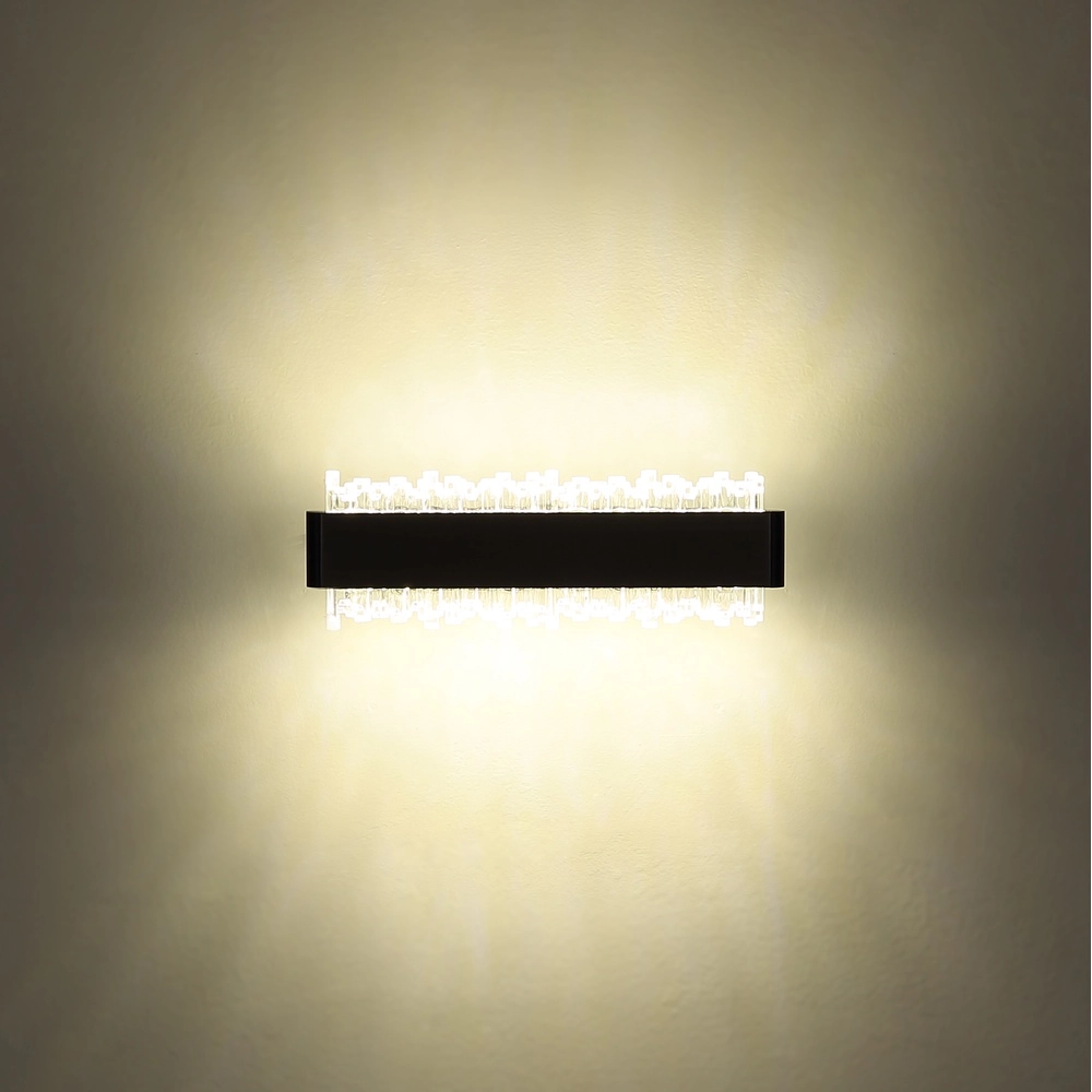 Lampe murale noire Stalagmita 25 cm Globo 9007371578740