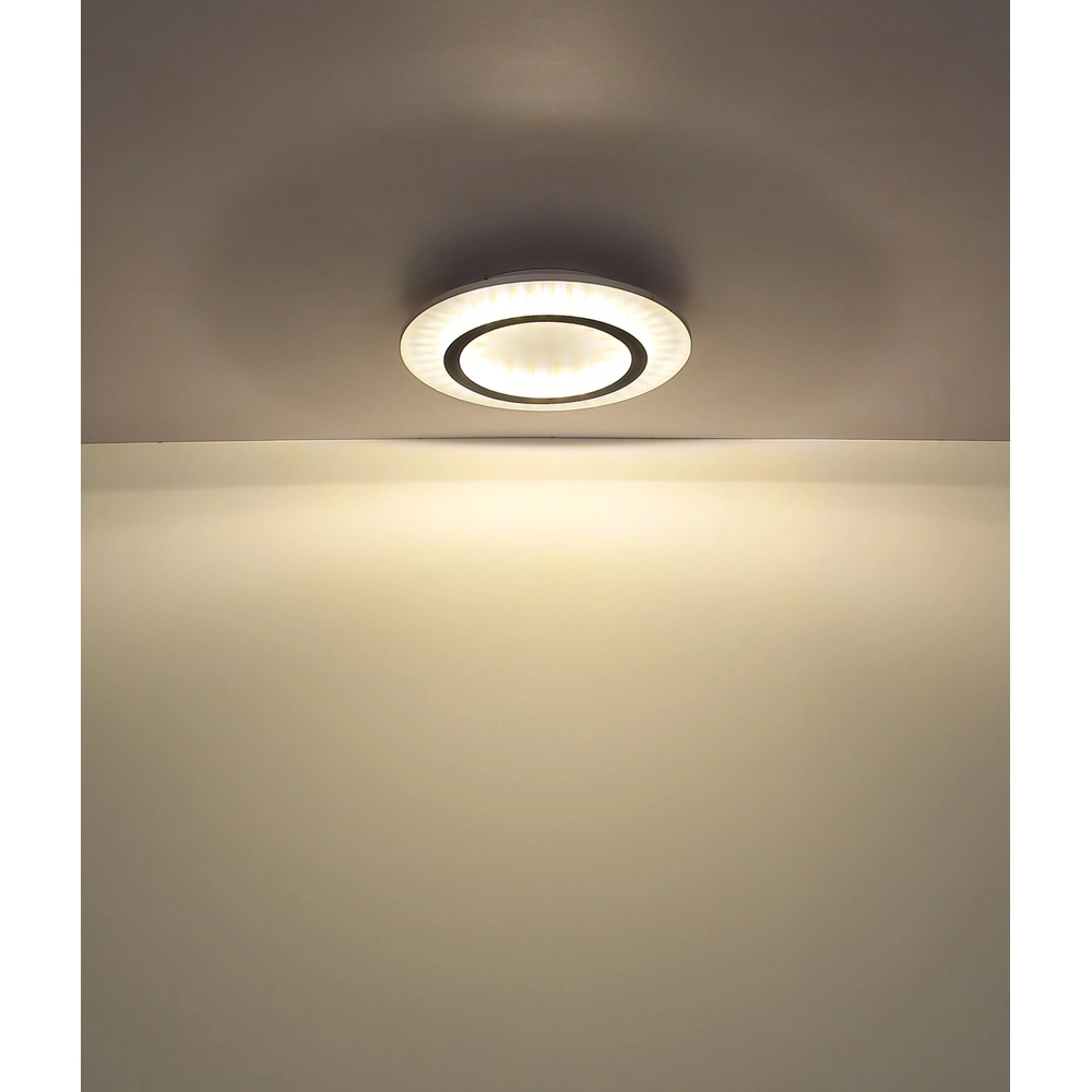 Lampe de plafond Jayden blanc Ø 35cm Globo 9007371528844