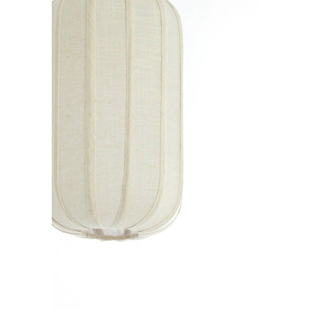 Lampe suspendue de table de salle à manger 3L Tufia Crème pour lin Light & Living 8717807816735
