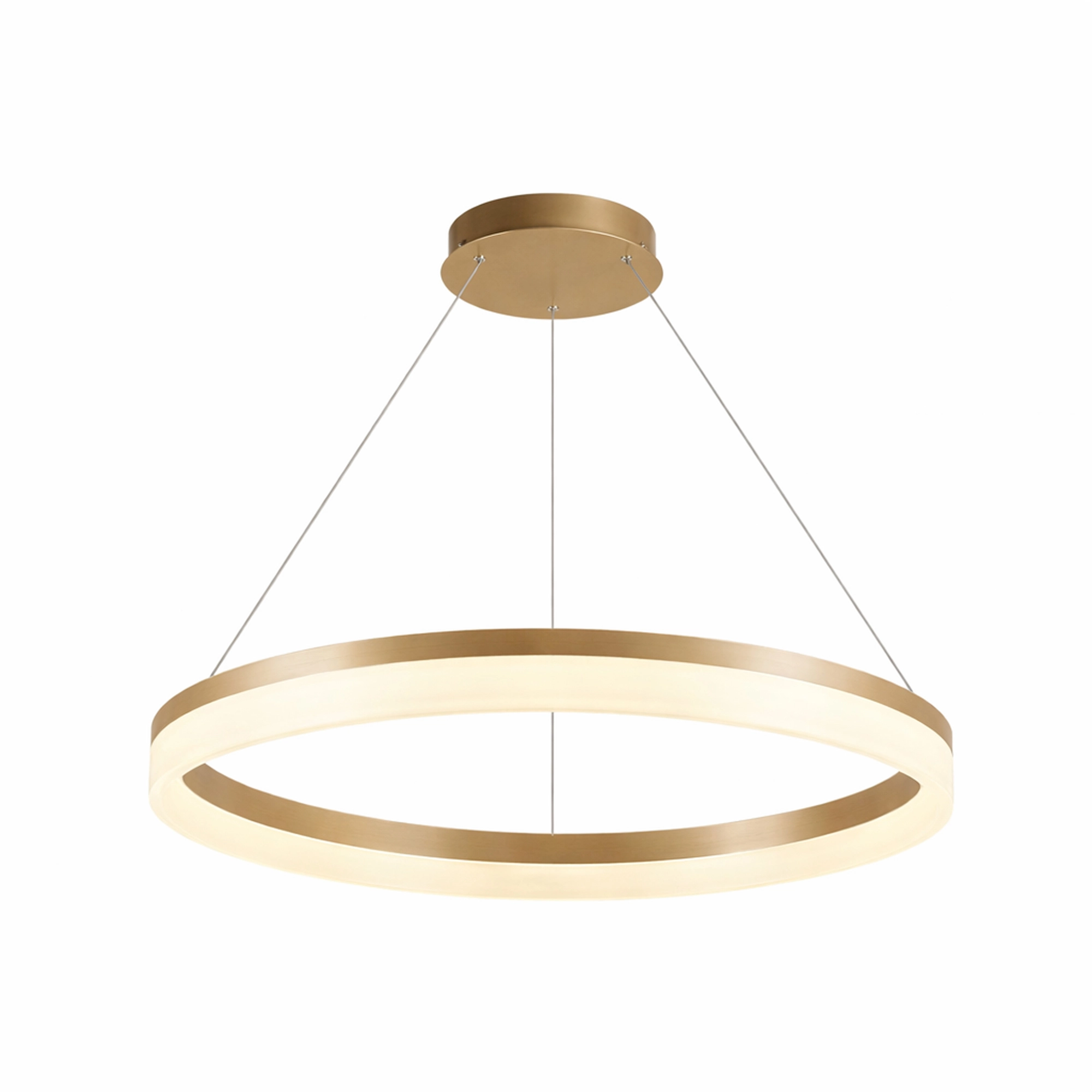 Lampe suspendue élégante Ara Ø 60 cm d’or