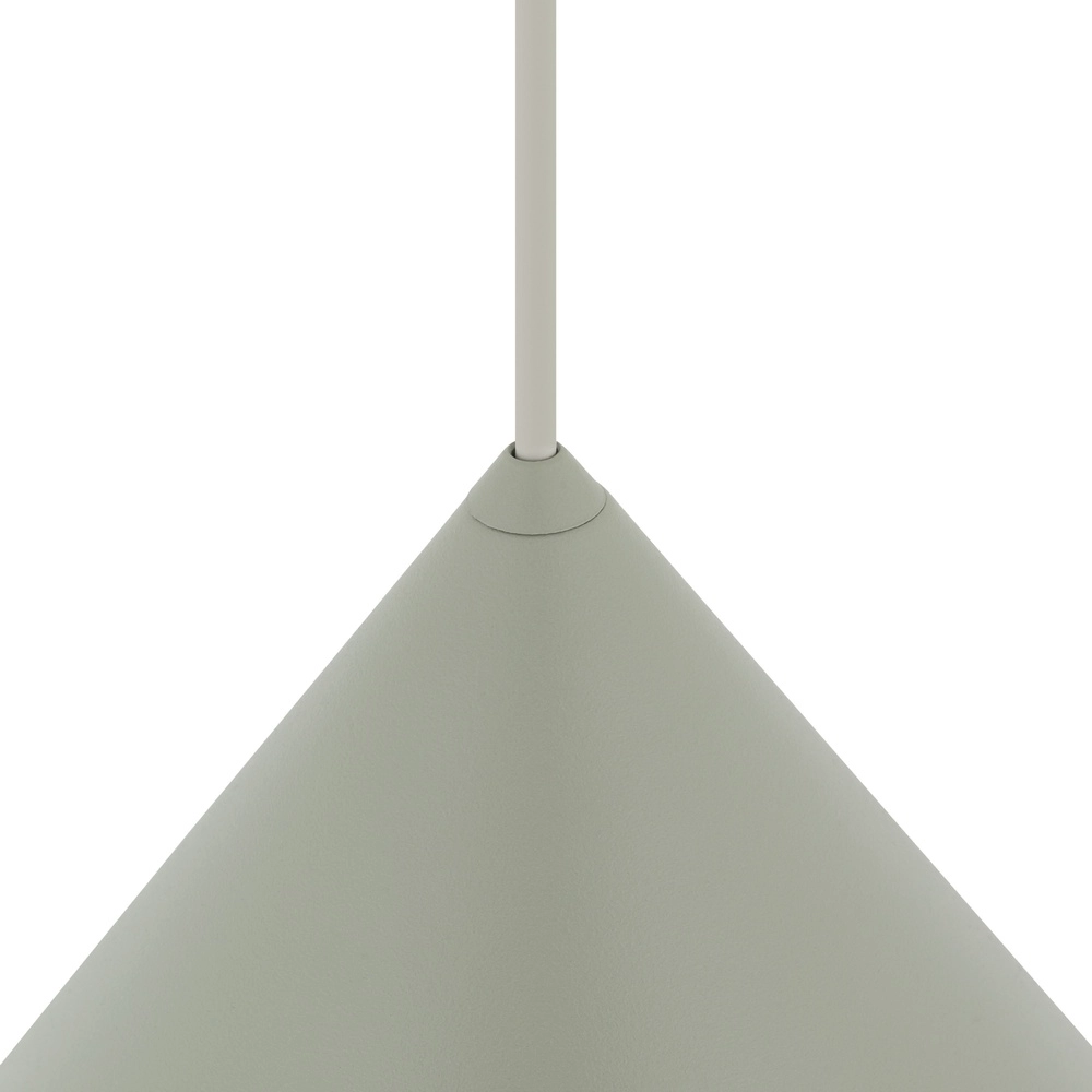 Lampe pendante de conception Zenith vert sauge Ø 50cm Lyora 5903139114820