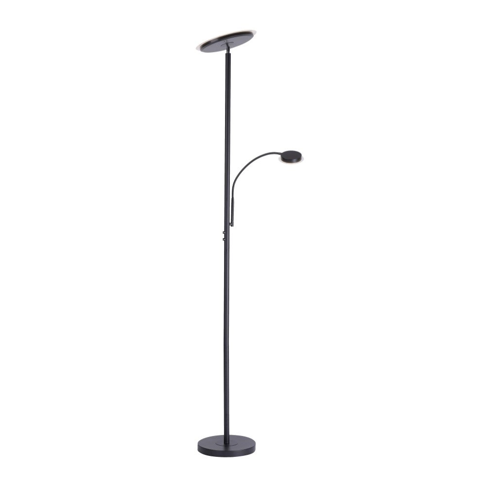 Lampe de lecture noire Hans Just Light 4043689972998