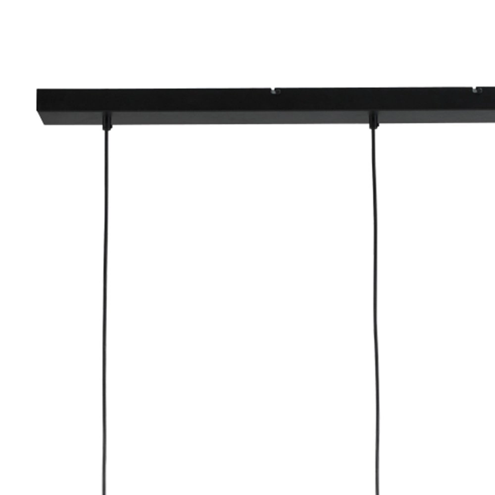 Lampe de salle à manger Boris Concepto 3x14 noir avec du brun cuivré Masterlight 8718121148908