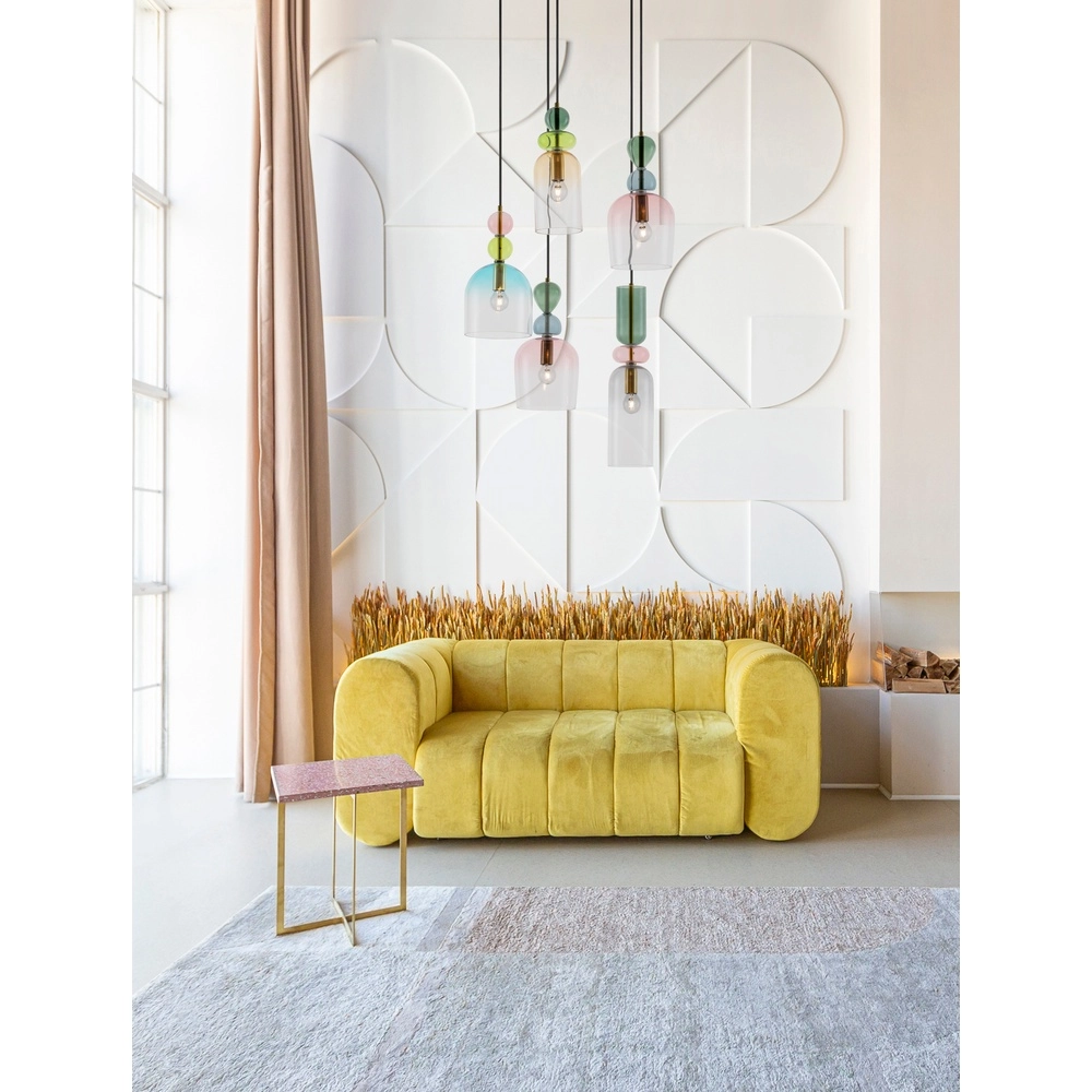 Suspension colorée Murano 5 lumières Lyora 5212017434234