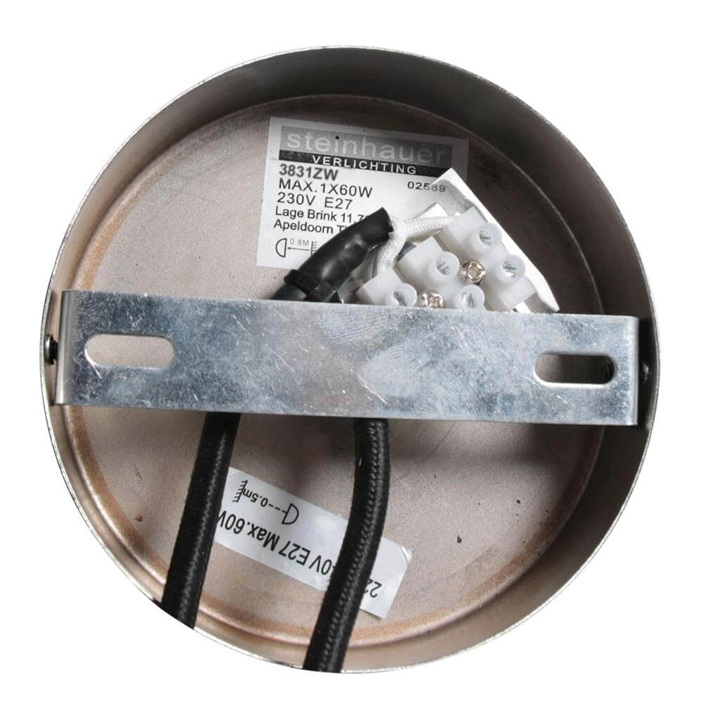 Suspension Vidrio noir avec verre ambré Steinhauer 8712746173710